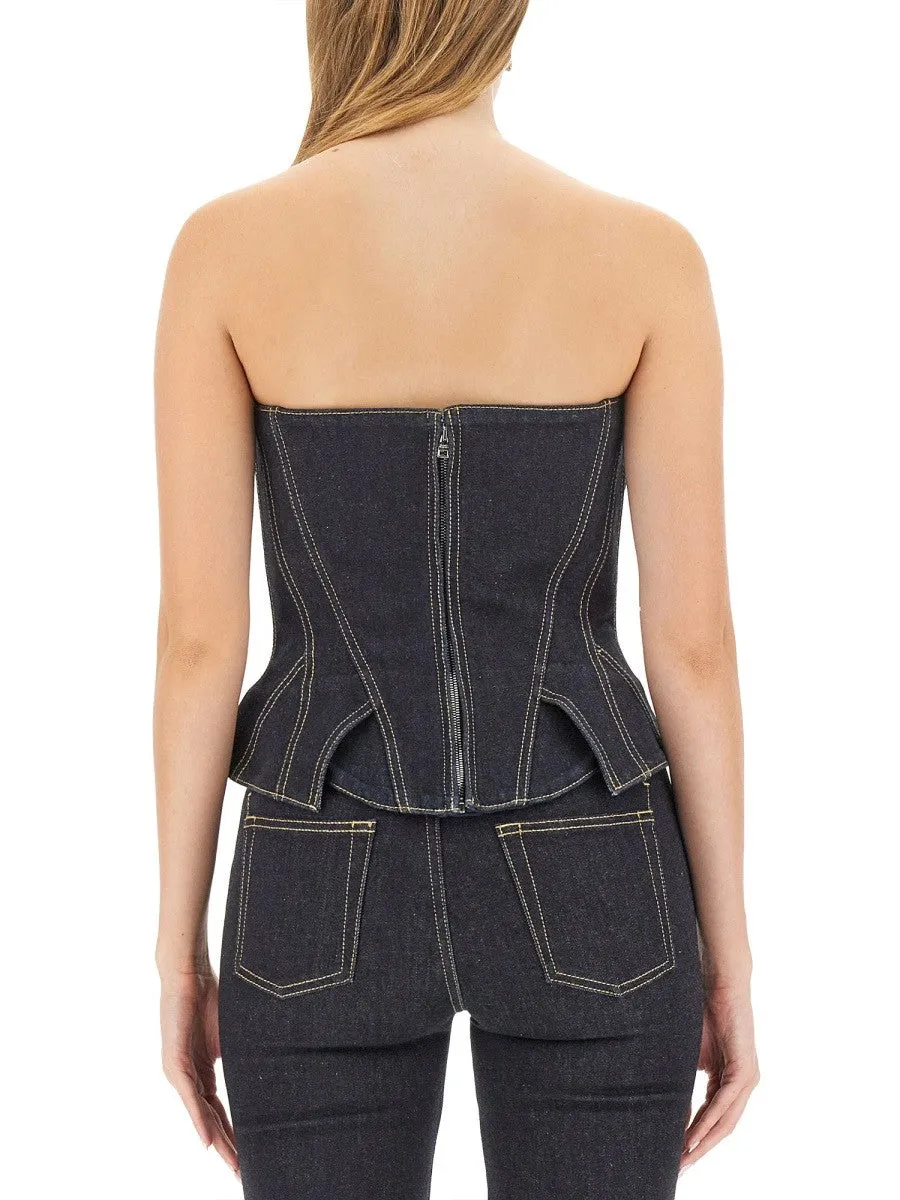 Alexander Mcqueen TOP IN BUSTIER sold by Siebentaschen product image thumbnail 3