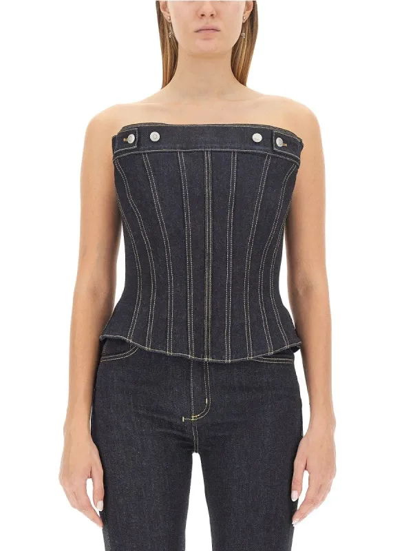 Alexander Mcqueen TOP IN BUSTIER sold by Siebentaschen
