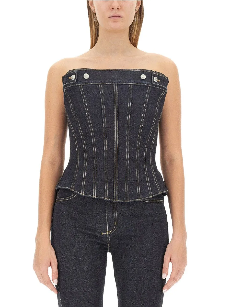 Alexander Mcqueen TOP IN BUSTIER sold by Siebentaschen