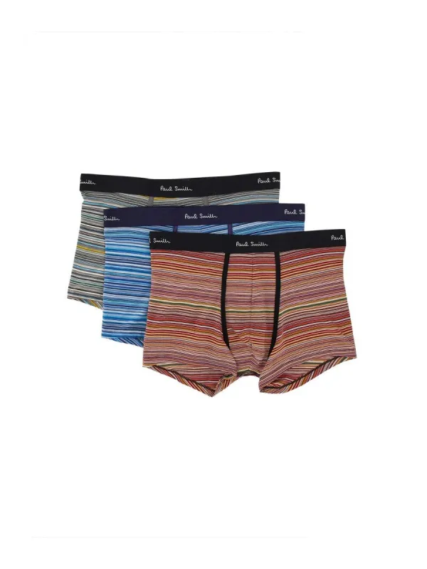 PAUL SMITH PACK OF THREE BOXERS sold by Siebentaschen