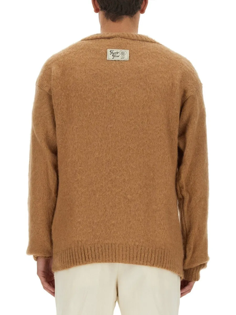 FAMILY FIRST V-NECK CARDIGAN sold by Siebentaschen product image thumbnail 3