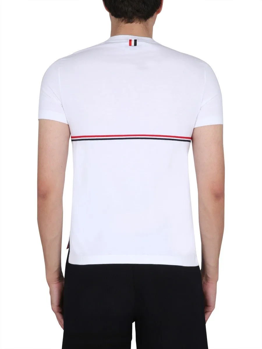 THOM BROWNE RWB STRIPE T-SHIRT sold by Siebentaschen product image thumbnail 3