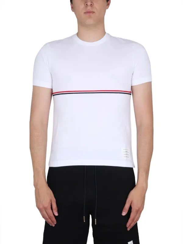 THOM BROWNE RWB STRIPE T-SHIRT sold by Siebentaschen