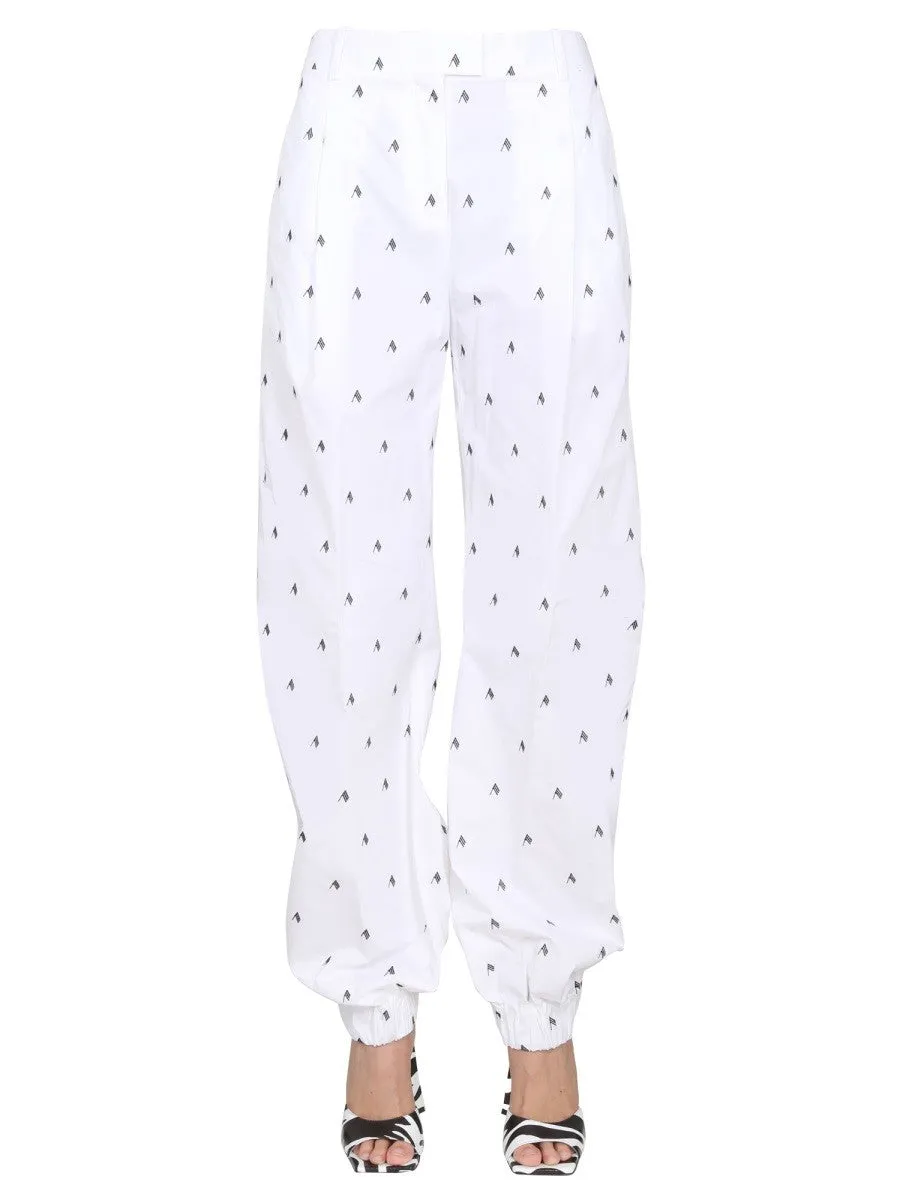 The Attico ALL OVER LOGO PANTS sold by Siebentaschen