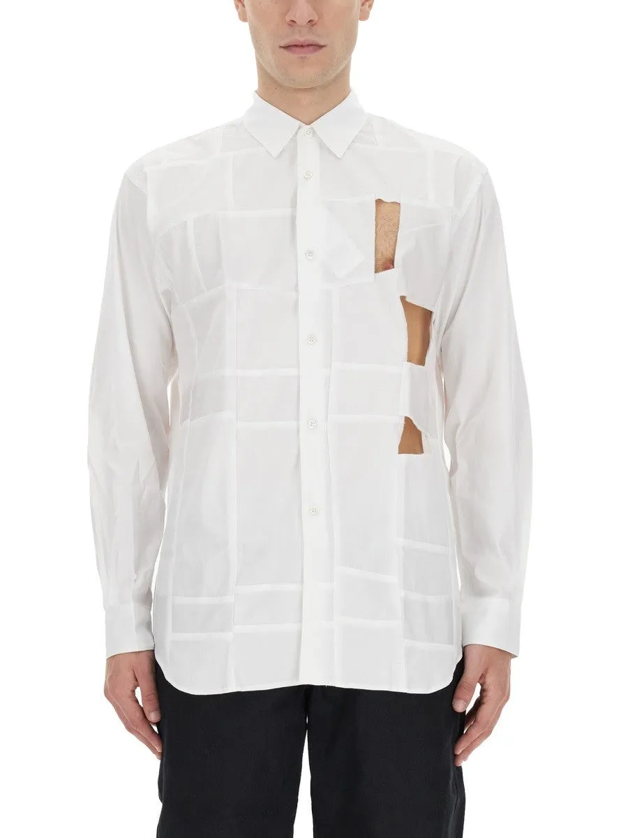 COMME DES GARCONS SHIRT CUT OUT SHIRT sold by Siebentaschen