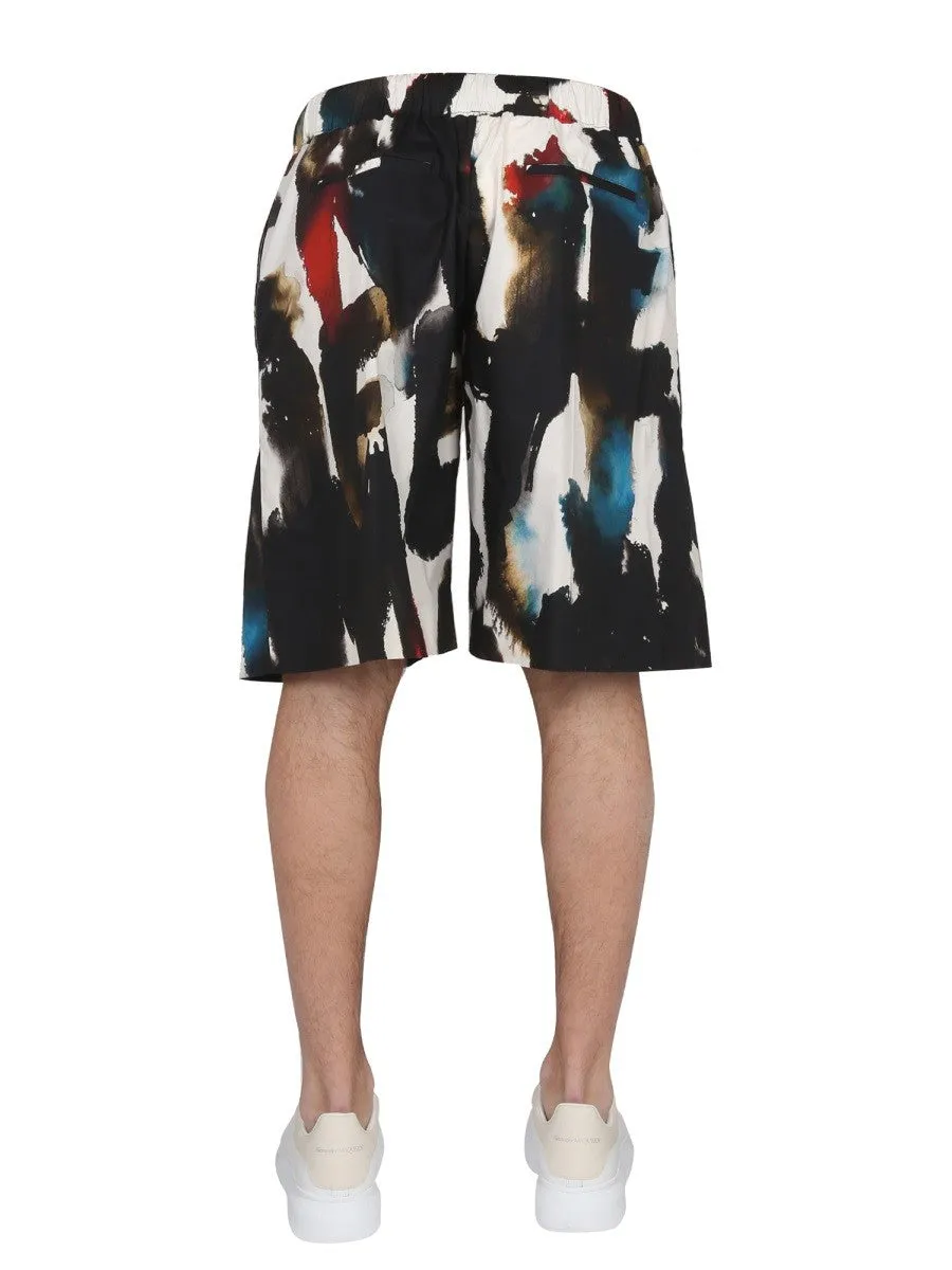 Alexander Mcqueen BERMUDA WITH LOGO PRINT sold by Siebentaschen product image thumbnail 4