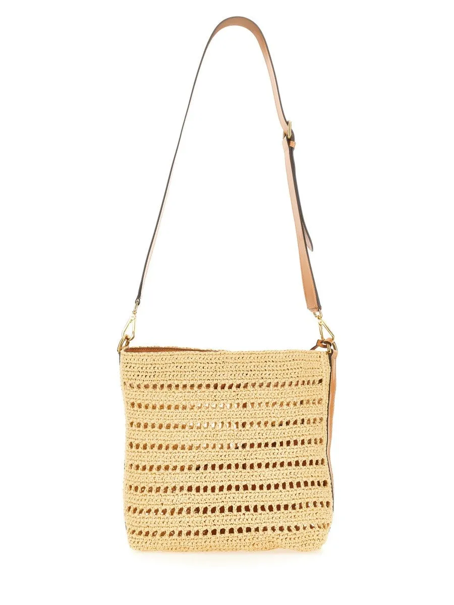 Etro PERFORATED RAFFIA SHOULDER BAG sold by Siebentaschen product image thumbnail 2