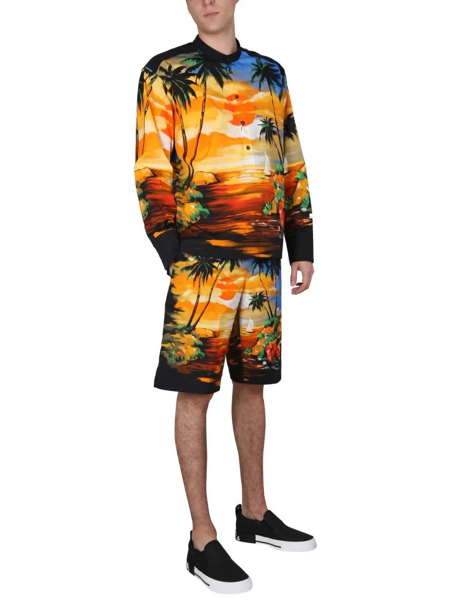 Dolce & Gabbana BERMUDA SHORTS WITH HAWAII PRINT sold by Siebentaschen product image thumbnail 2