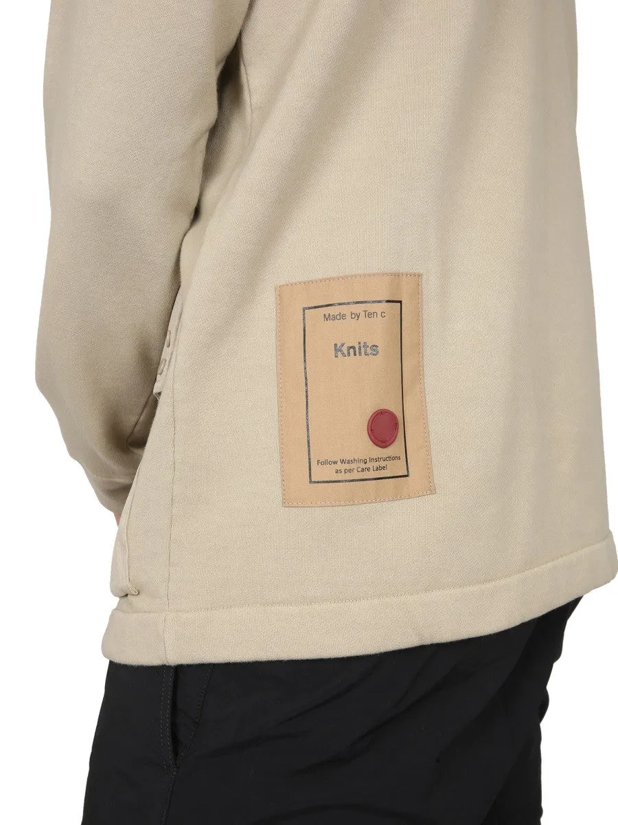 TEN C COTTON SWEATSHIRT sold by Siebentaschen product image thumbnail 4