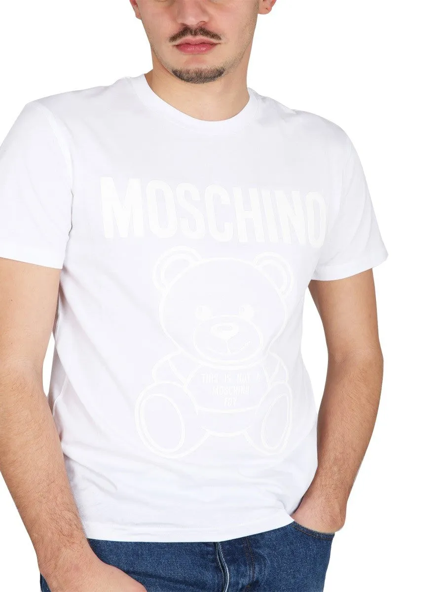Moschino MOSCHINO TEDDY BEAR ORGANIC JERSEY T-SHIRT sold by Siebentaschen product image thumbnail 4