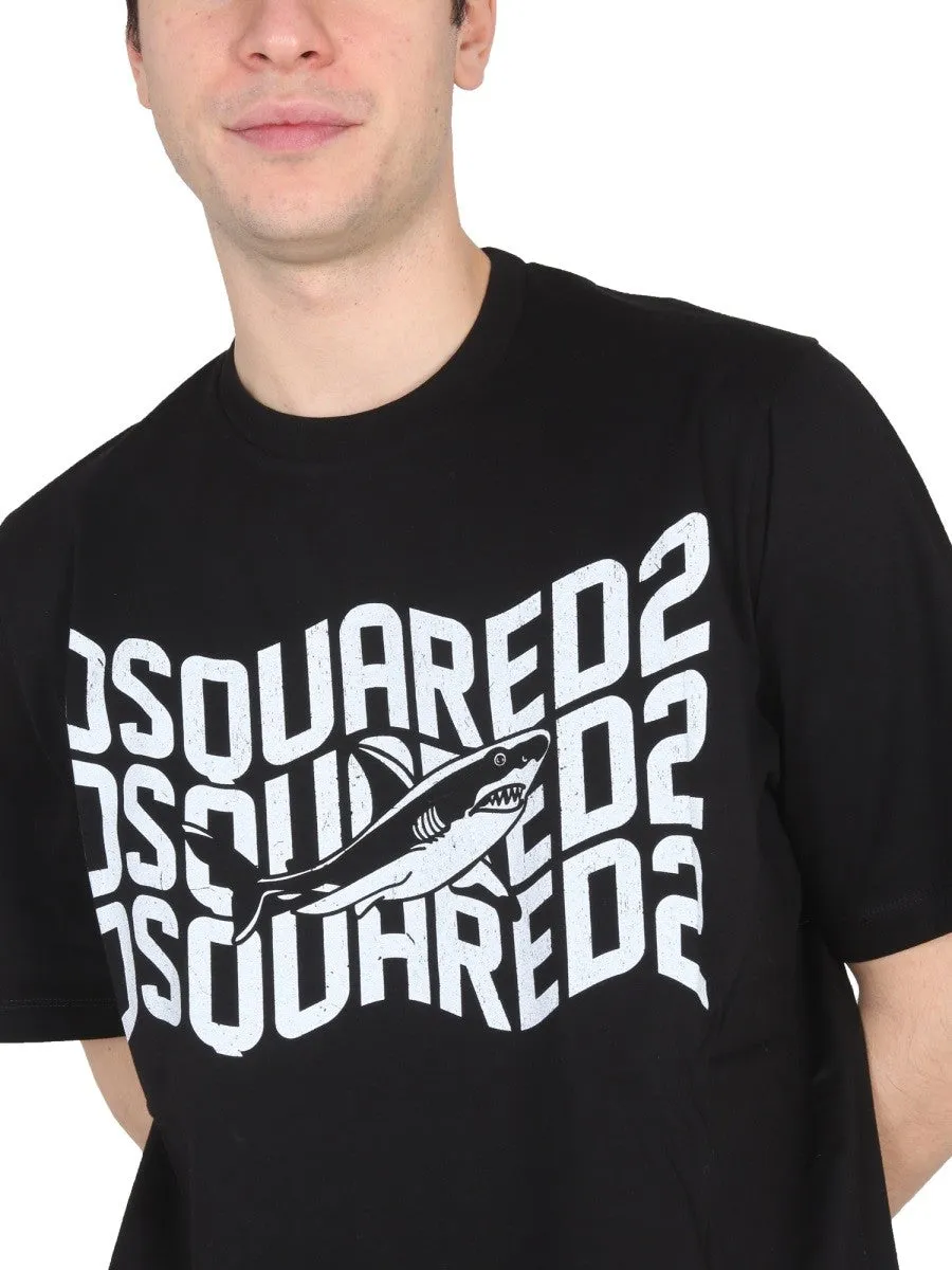 Dsquared LOGO PRINT T-SHIRT sold by Siebentaschen product image thumbnail 4