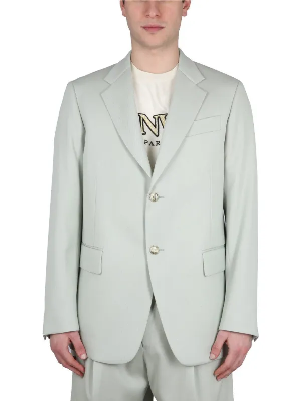 Lanvin SINGLE-BREASTED BOXY JACKET sold by Siebentaschen