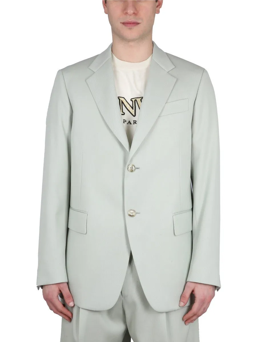 Lanvin SINGLE-BREASTED BOXY JACKET sold by Siebentaschen