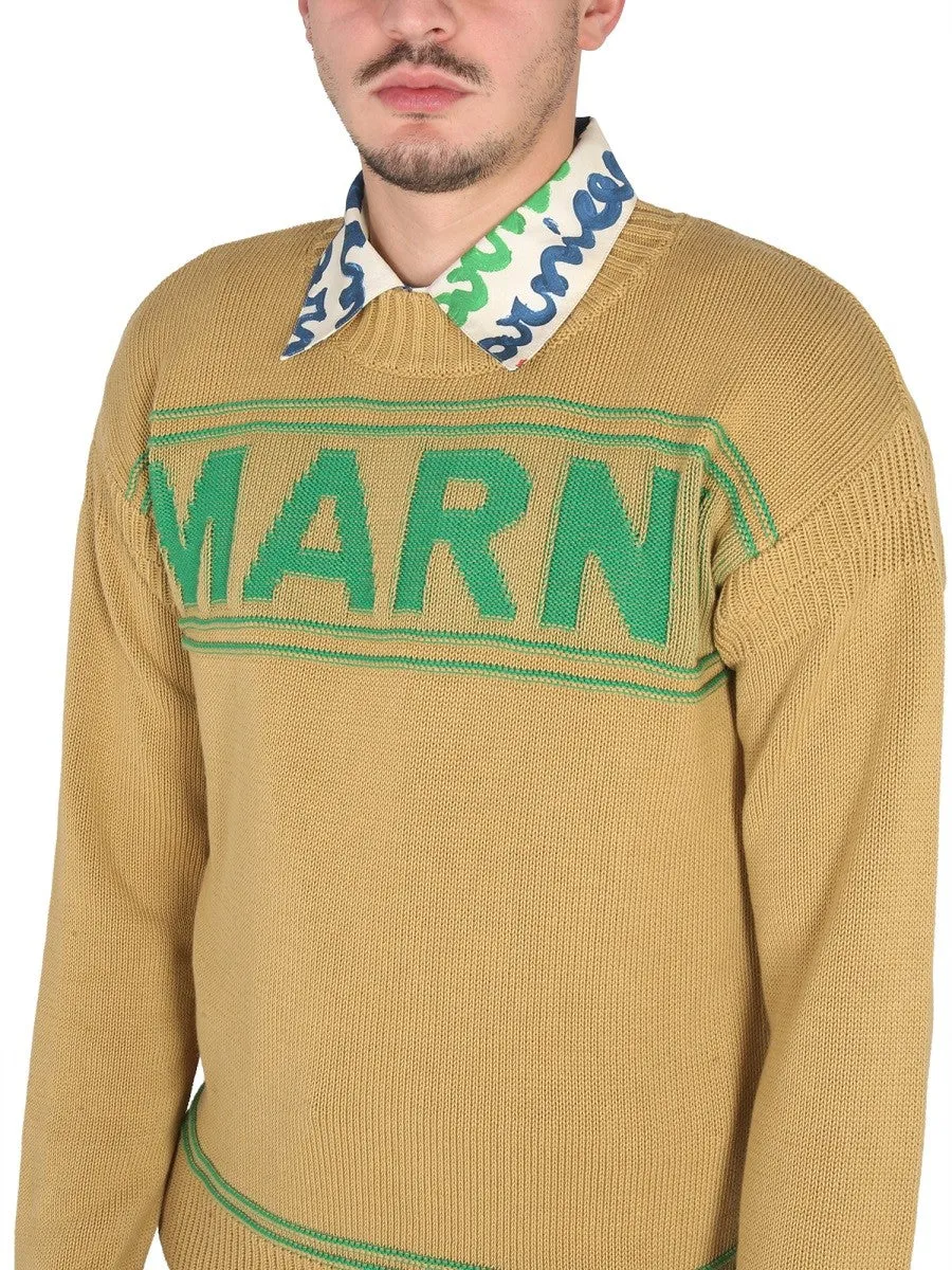 Marni KNIT SWEATSHIRT WITH LOGO sold by Siebentaschen product image thumbnail 4