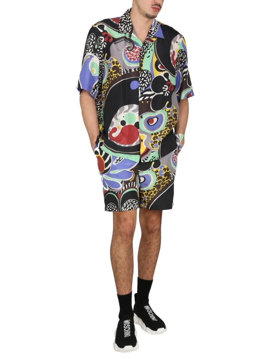 Moschino PSYCHEDELIC PRINT BERMUDA SHORTS sold by Siebentaschen product image thumbnail 2