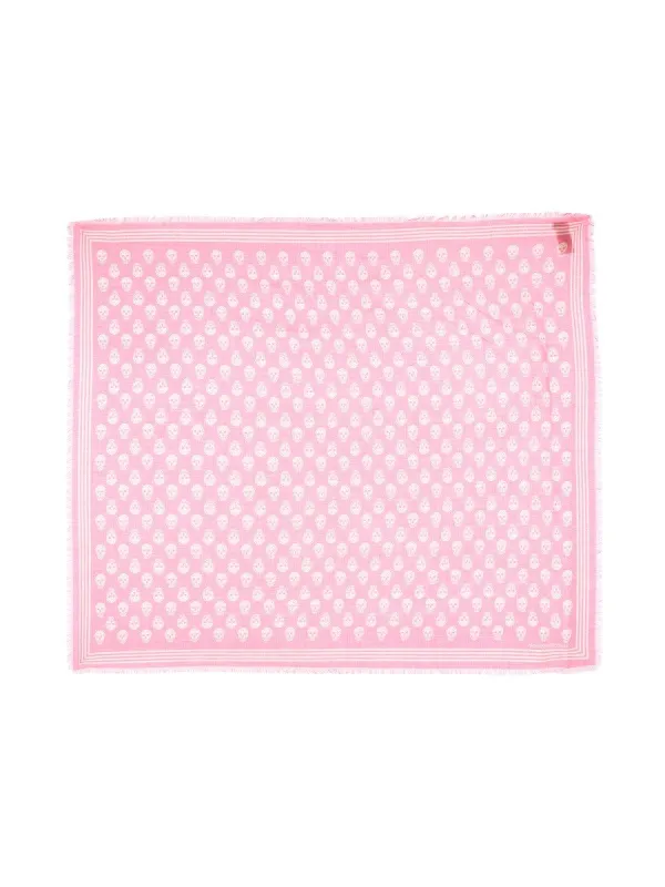 Alexander Mcqueen BIKER SKULL PRINT SCARF sold by Siebentaschen