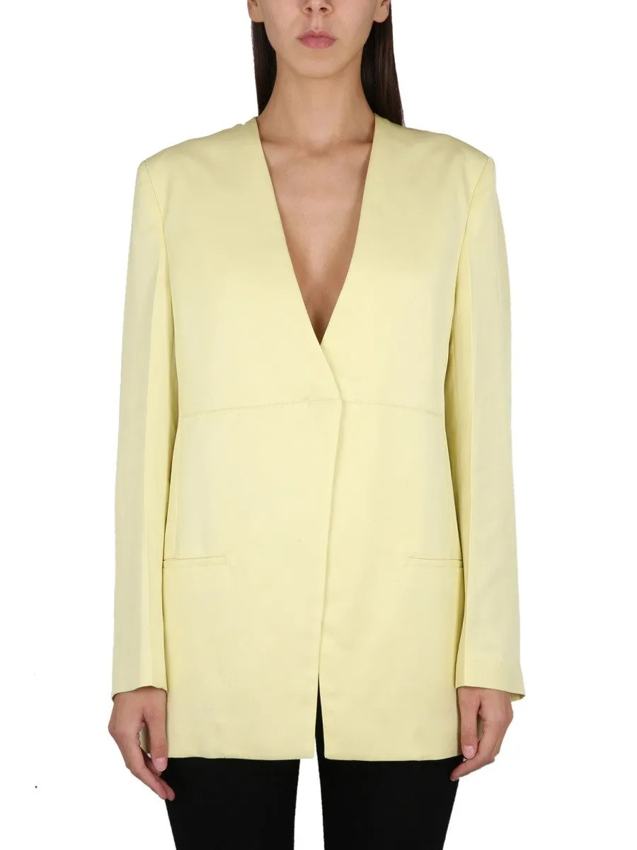 JIL SANDER JACKET WITH BACK SLIT sold by Siebentaschen