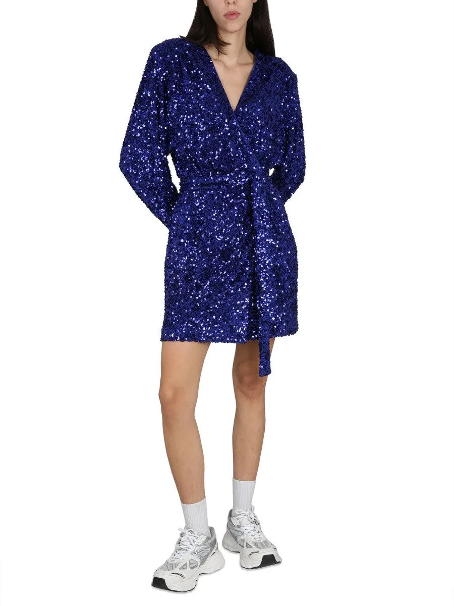 ROTATE BIRGER CHRISTENSEN SEQUINED DRESS sold by Siebentaschen product image thumbnail 2