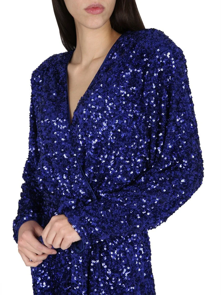 ROTATE BIRGER CHRISTENSEN SEQUINED DRESS sold by Siebentaschen product image thumbnail 4