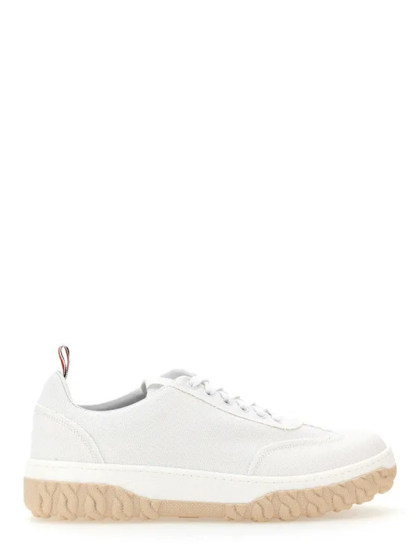 THOM BROWNE COTTON CANVAS SNEAKER sold by Siebentaschen