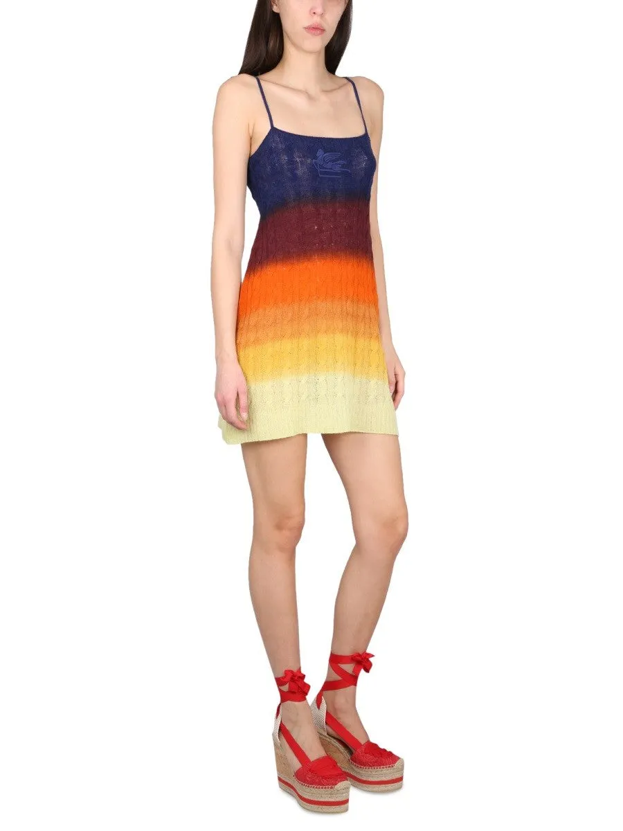 Etro SHADED WOOL MINI DRESS sold by Siebentaschen product image thumbnail 2