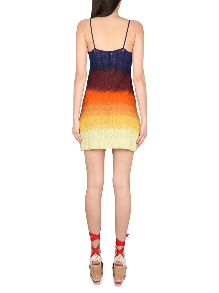 Etro SHADED WOOL MINI DRESS sold by Siebentaschen product image thumbnail 3