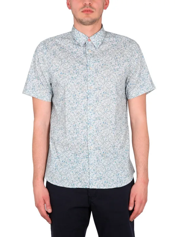 PS BY PAUL SMITH WAVE PRINT SHIRT sold by Siebentaschen