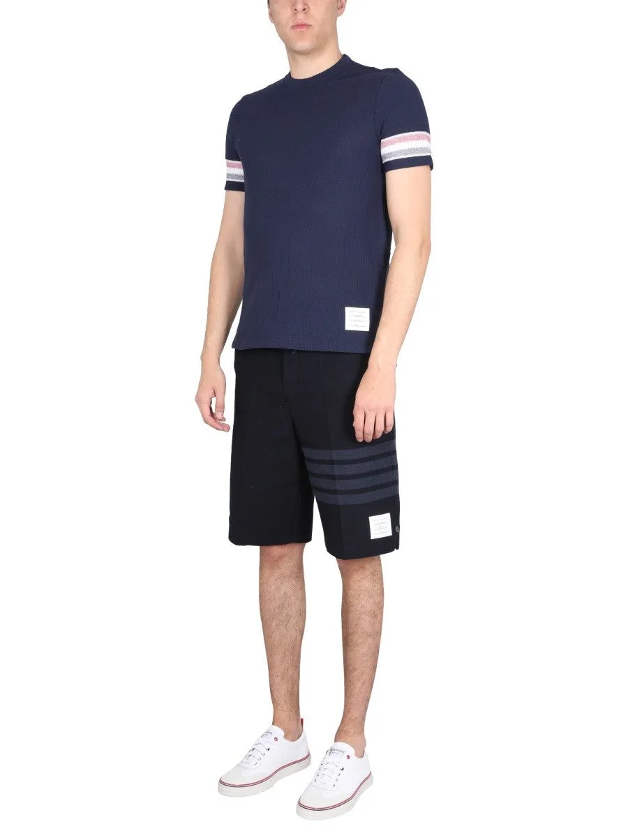 THOM BROWNE stripes t-shirt sold by Siebentaschen product image thumbnail 2
