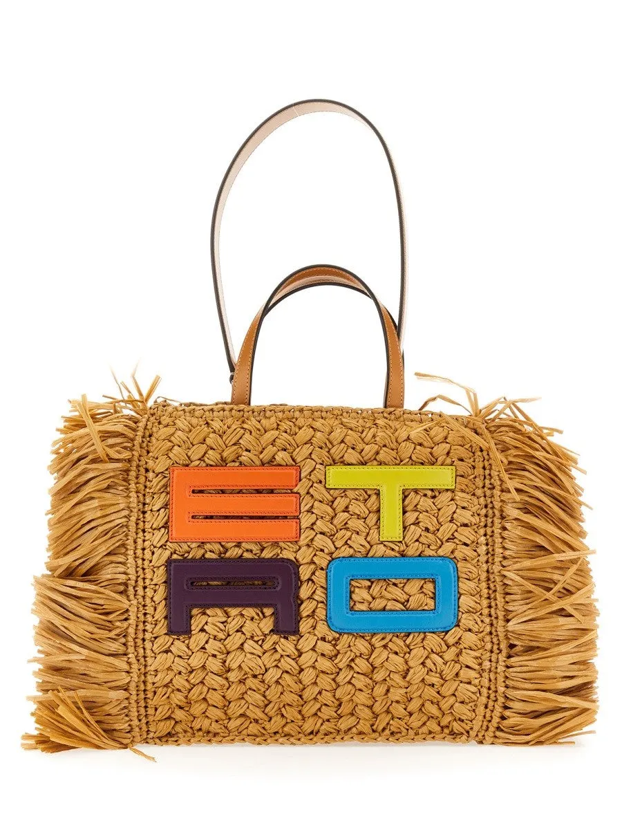 Etro RAFFIA TOTE BAG sold by Siebentaschen product image thumbnail 3