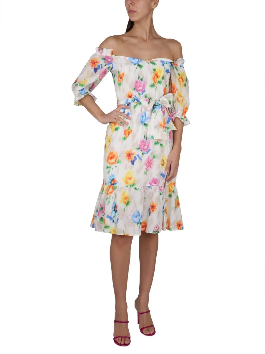 Boutique Moschino DRESS WITH FLORAL PATTERN sold by Siebentaschen product image thumbnail 2