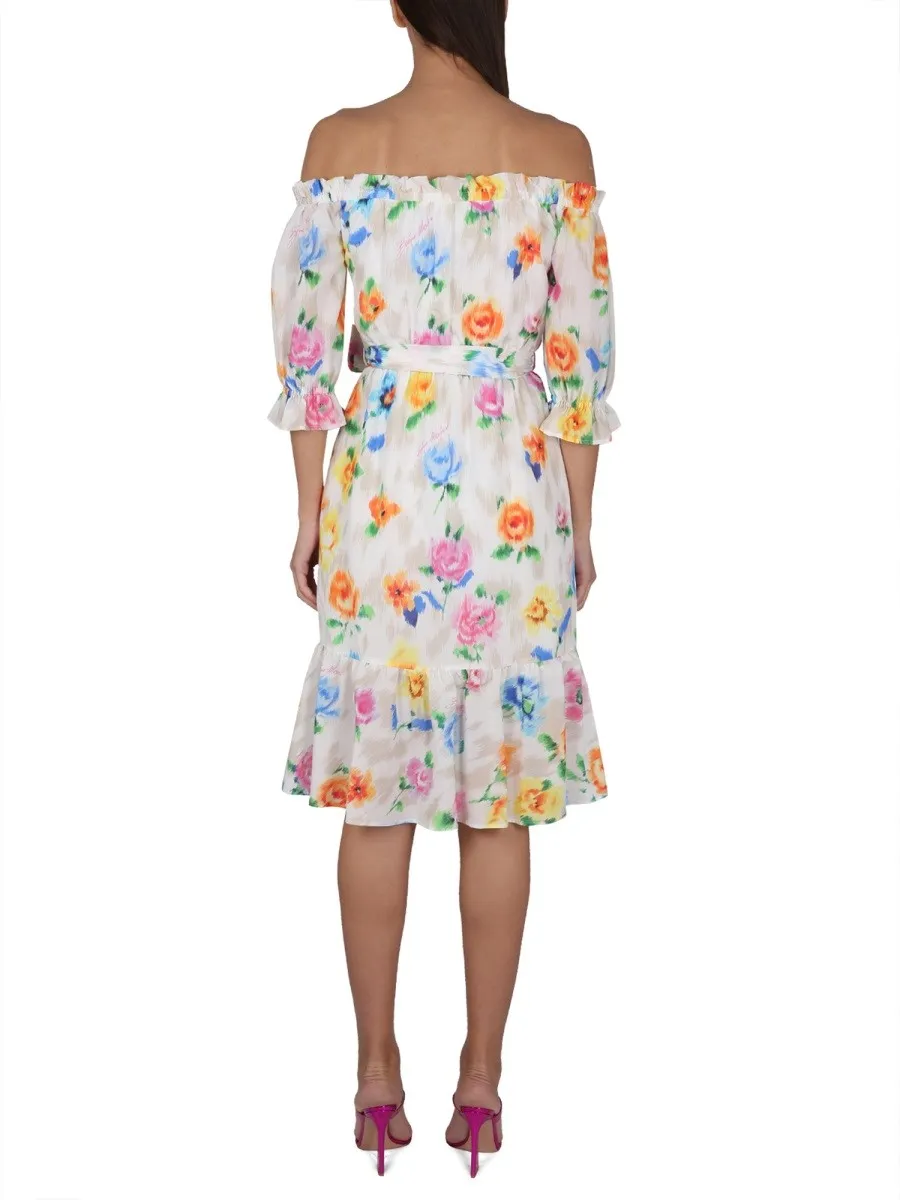 Boutique Moschino DRESS WITH FLORAL PATTERN sold by Siebentaschen product image thumbnail 3