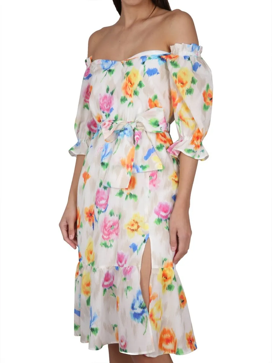Boutique Moschino DRESS WITH FLORAL PATTERN sold by Siebentaschen product image thumbnail 4
