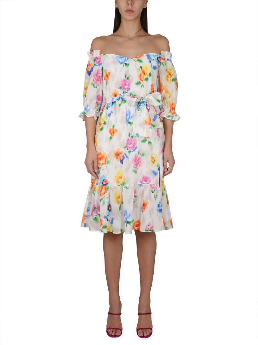 Boutique Moschino DRESS WITH FLORAL PATTERN sold by Siebentaschen