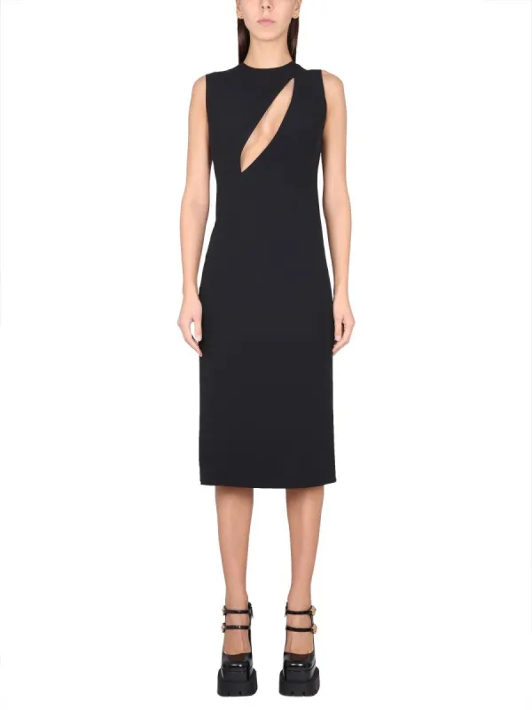 Versace SLEEVELESS MIDI DRESS WITH CUTOUTS sold by Siebentaschen