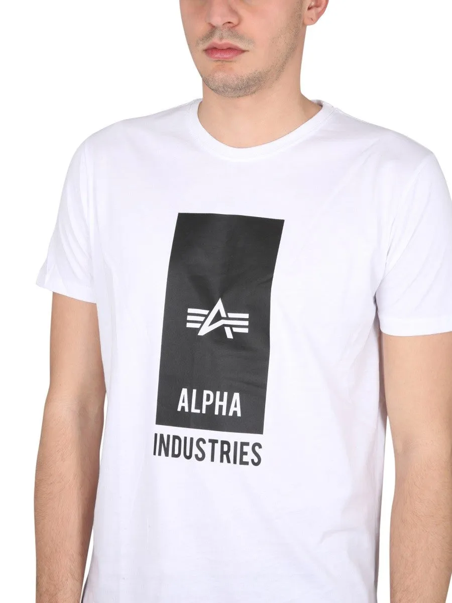 ALPHA INDUSTRIES LOGO PRINT T-SHIRT sold by Siebentaschen product image thumbnail 4