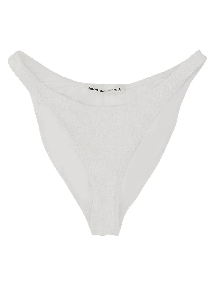 ALEXANDERWANG.T BIKINI BRIEFS WITH LOGO sold by Siebentaschen