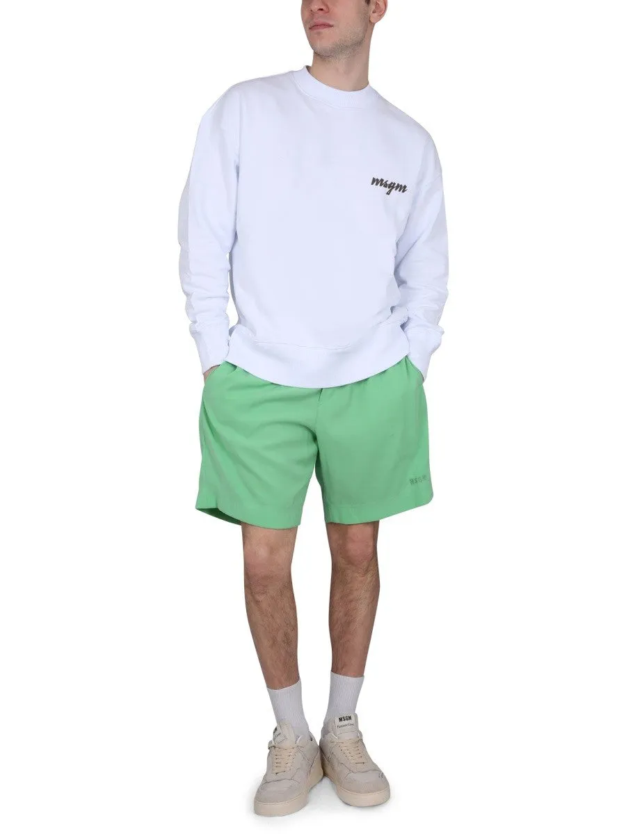 msgm CREWNECK SWEATSHIRT WITH LOGO sold by Siebentaschen product image thumbnail 2