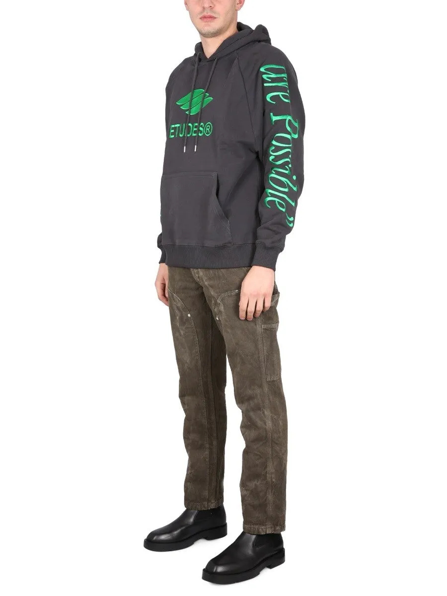 ÉTUDES SWEATSHIRT WITH LOGO EMBROIDERY sold by Siebentaschen product image thumbnail 2