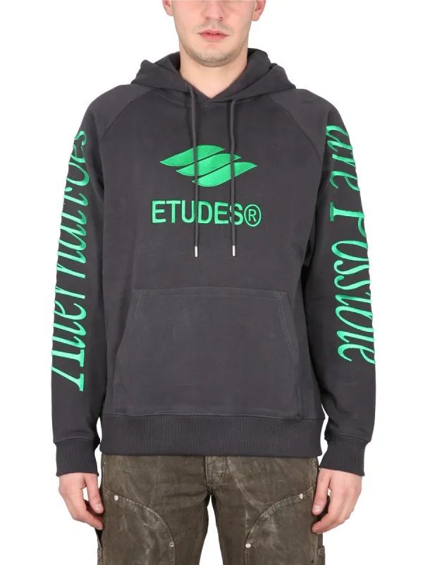ÉTUDES SWEATSHIRT WITH LOGO EMBROIDERY sold by Siebentaschen