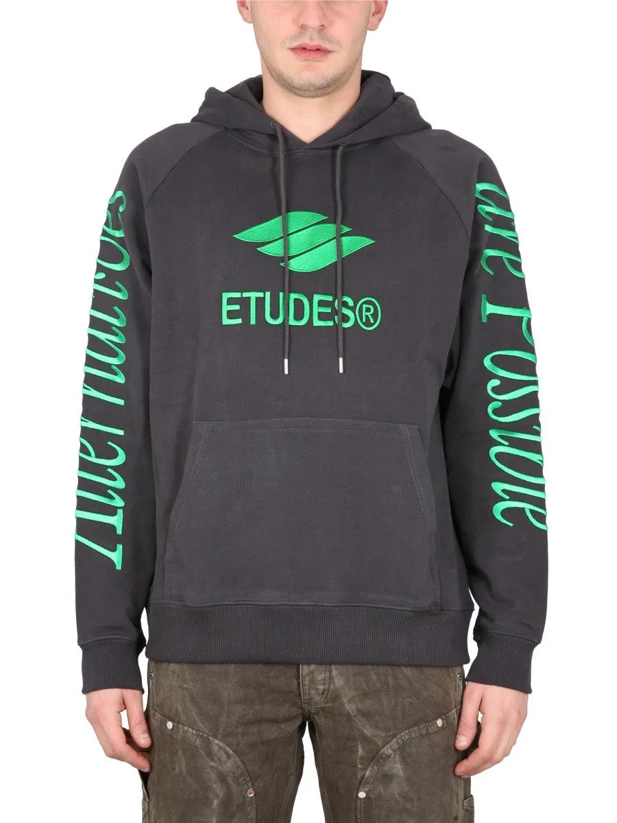 ÉTUDES SWEATSHIRT WITH LOGO EMBROIDERY sold by Siebentaschen