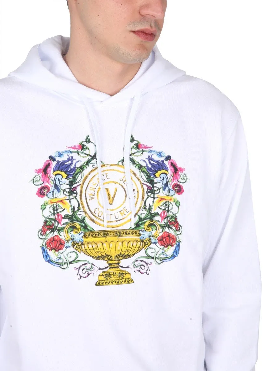 Versace Jeans Couture SWEATSHIRT WITH LOGO PRINT sold by Siebentaschen product image thumbnail 4