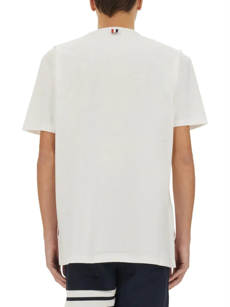 THOM BROWNE T-SHIRT WITH POCKET sold by Siebentaschen product image thumbnail 3