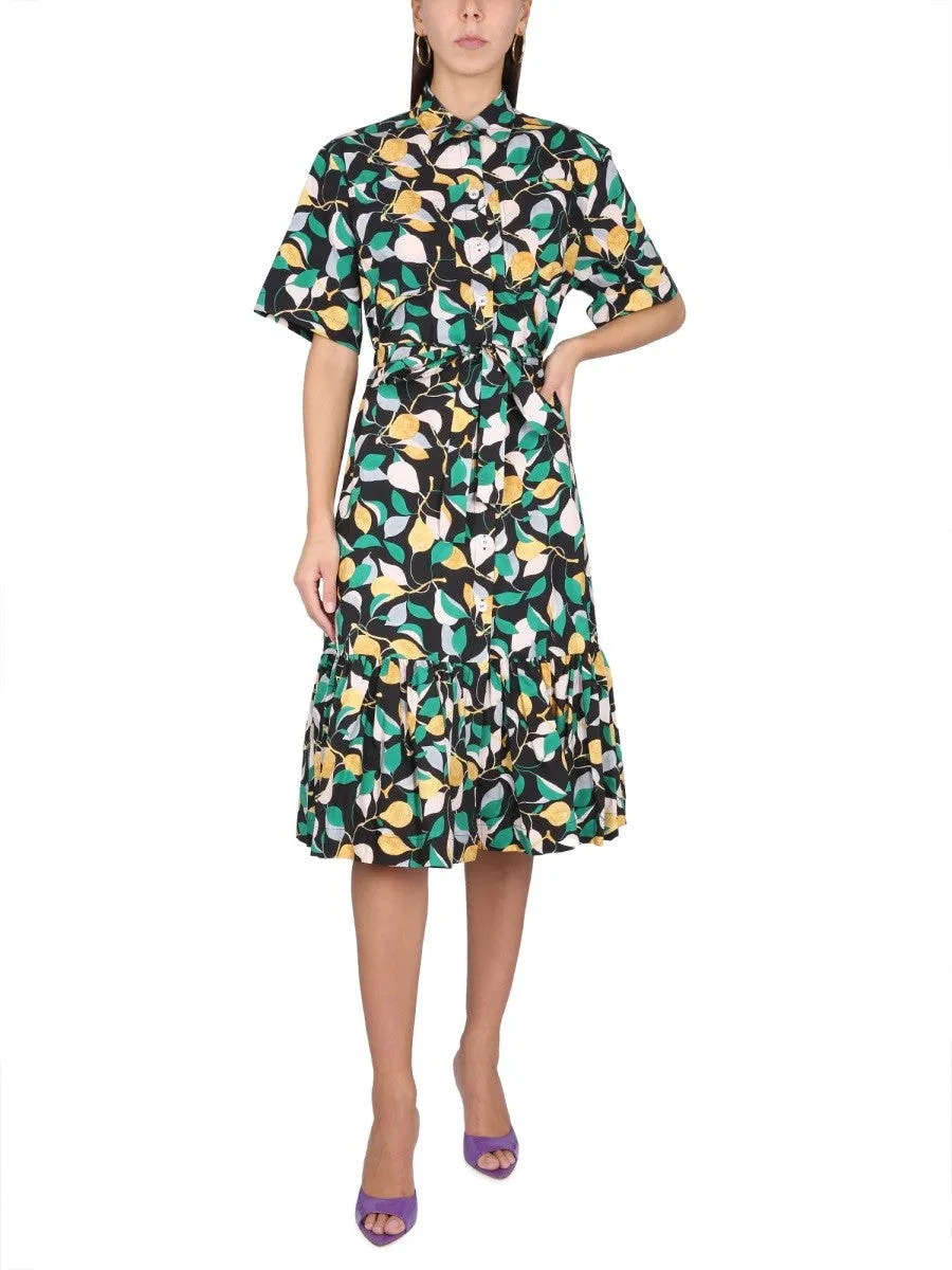 LA DOUBLEJ SHIRT DRESS WITH BELT sold by Siebentaschen product image thumbnail 2