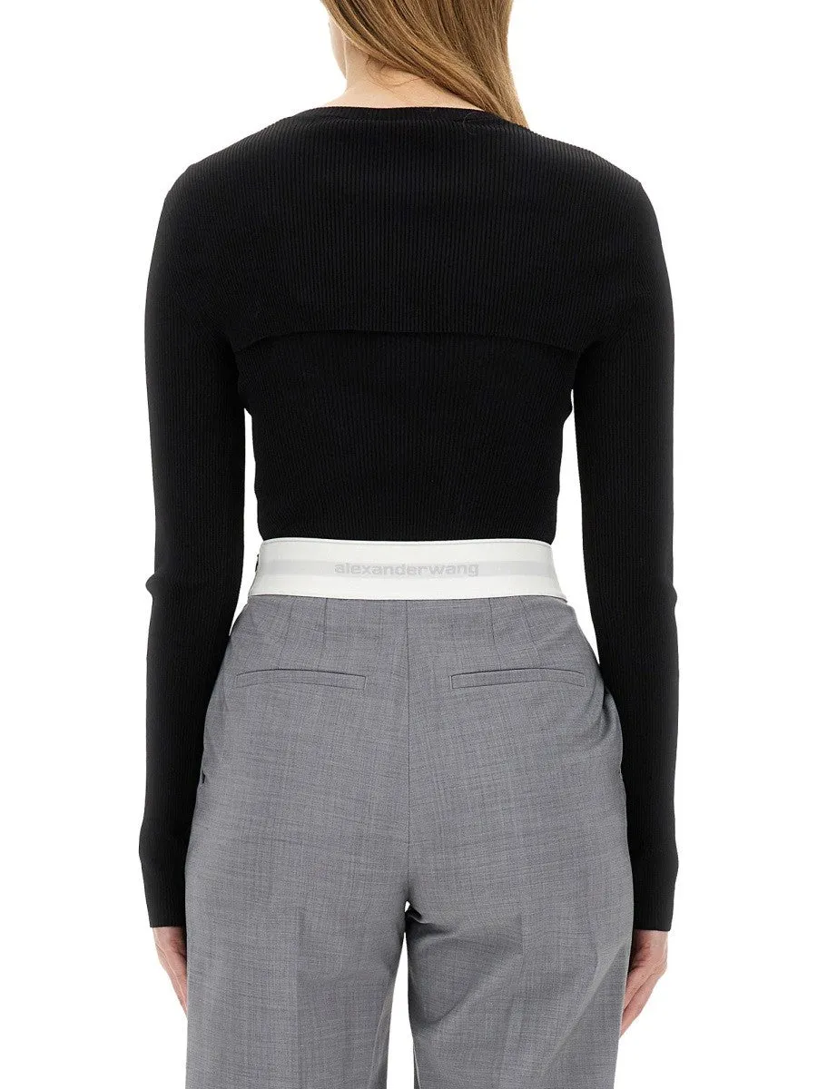 Alexander Wang CROPPED SWEATER sold by Siebentaschen product image thumbnail 3