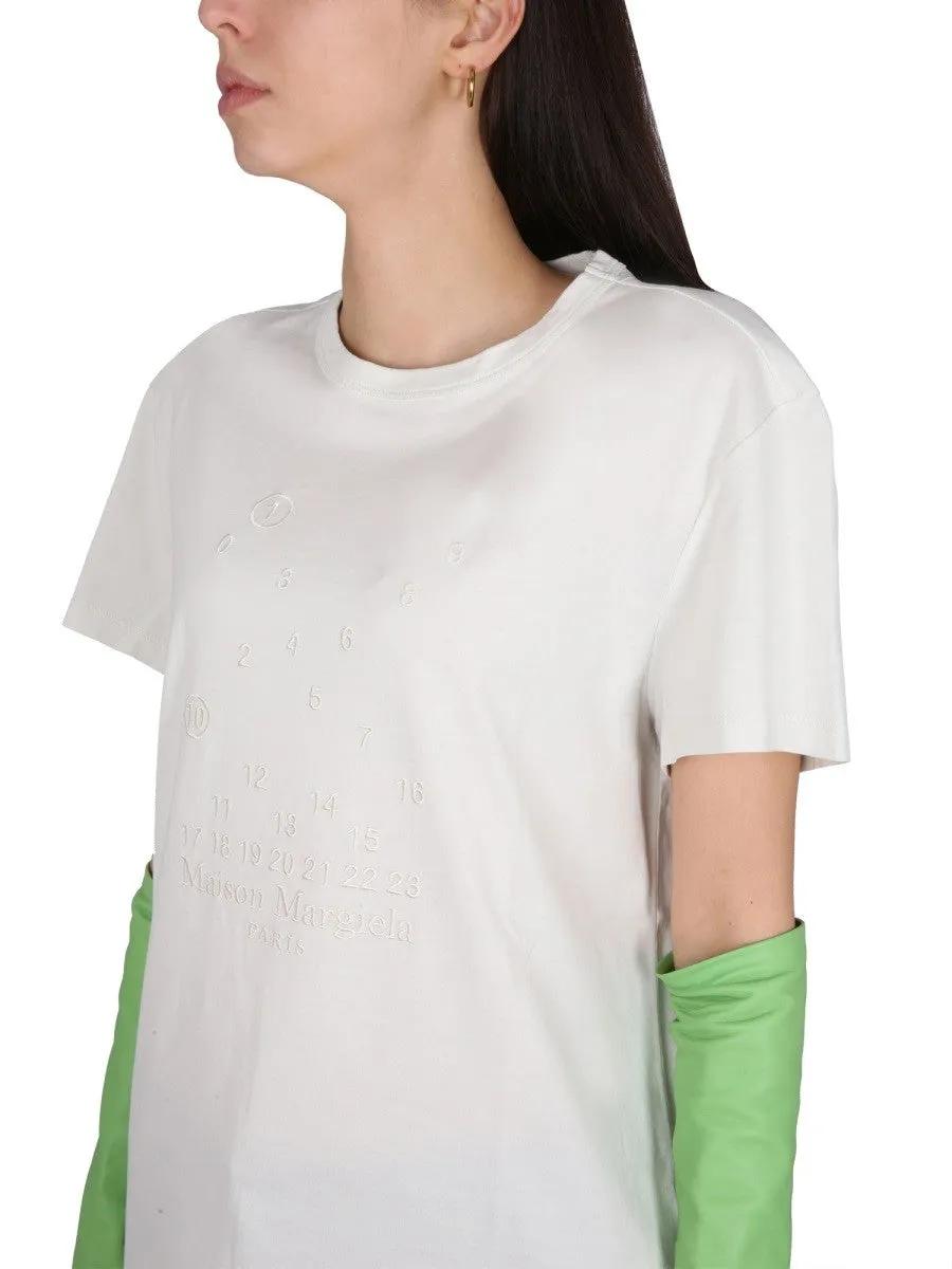 Maison Margiela T-SHIRT WITH LOGO EMBROIDERY sold by Siebentaschen product image thumbnail 4