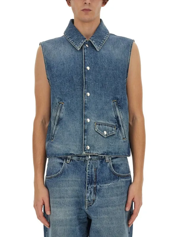 Givenchy DENIM VEST sold by Siebentaschen