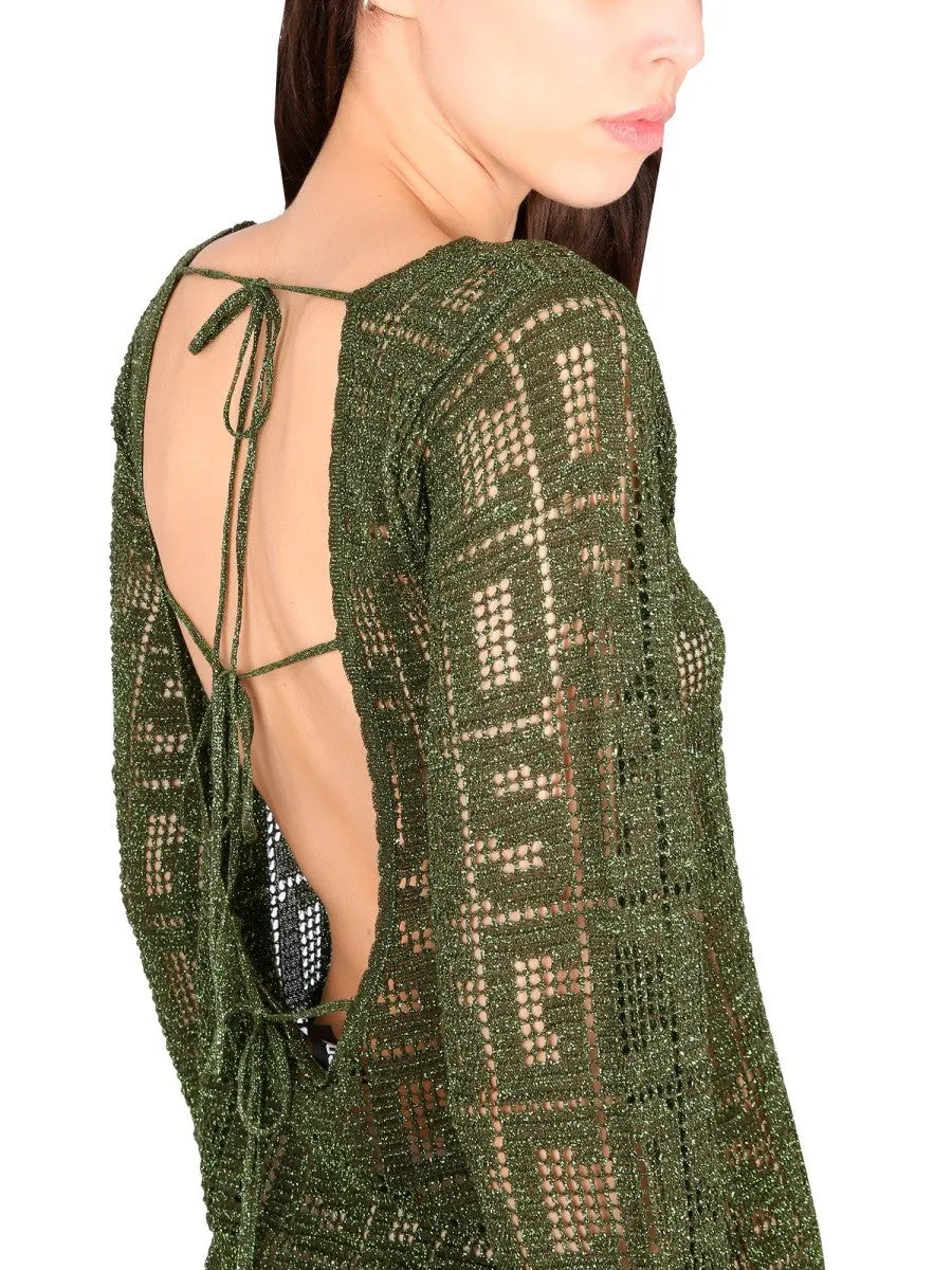gcds MONOGRAM MACRAME DRESS sold by Siebentaschen product image thumbnail 4