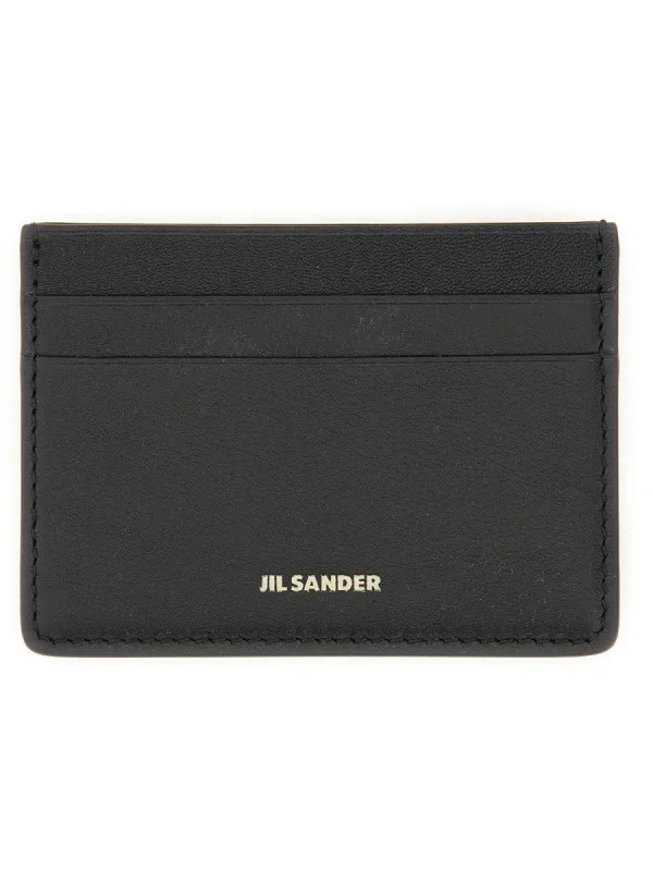 JIL SANDER CARD HOLDER WITH LOGO sold by Siebentaschen