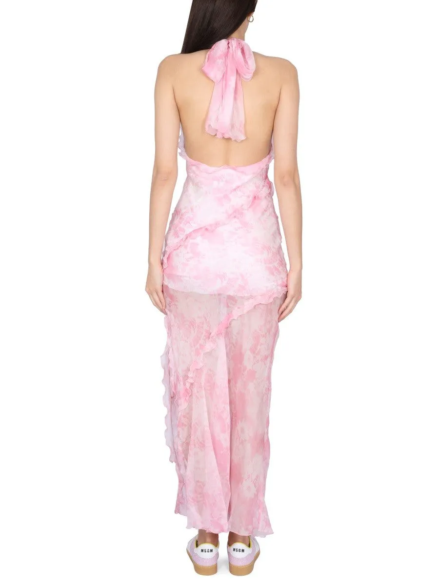 msgm SILK CHIFFON DRESS sold by Siebentaschen product image thumbnail 3