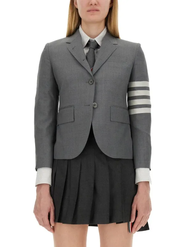 THOM BROWNE SINGLE-BREASTED JACKET sold by Siebentaschen